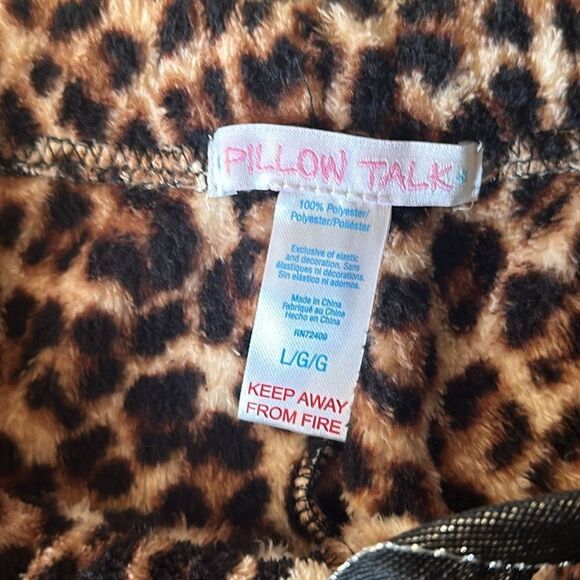 Pillow Talk Plush Leopard Pajama Pants! - Picture 6 of 14